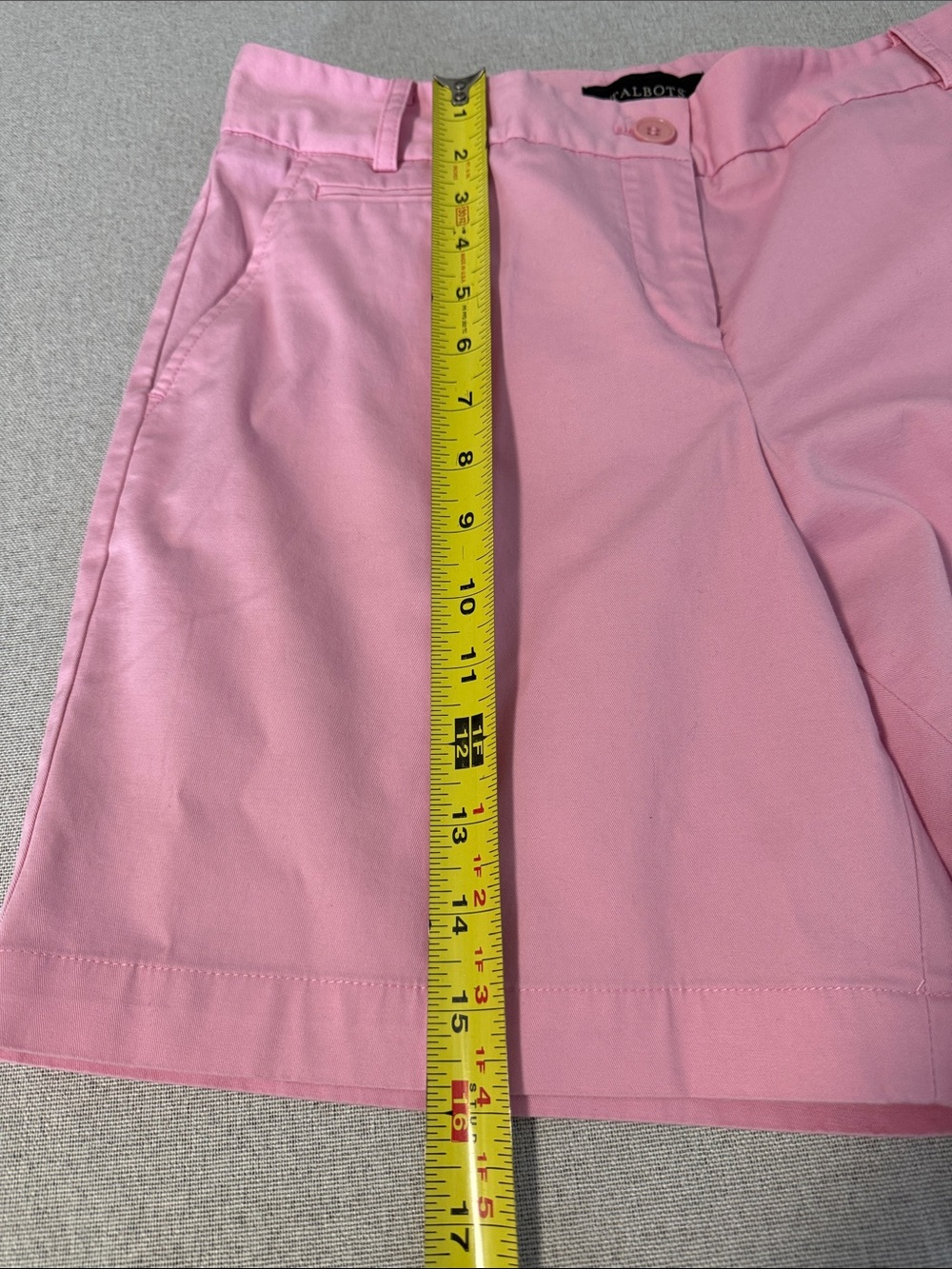 Talbots Pink Cotton-Blend Chino Shorts SZ4. - Picture 9 of 15